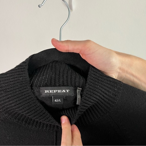 Repeat Wool Bell Sleeve Sweater - Picture 4 of 5